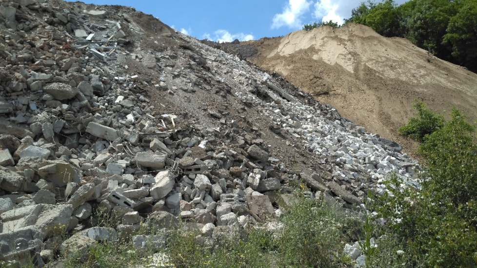 Bunte Halden Recycling Material
